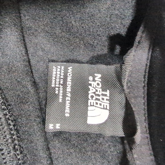 The North Face Womens Medium‎ Horizon Performance Fleece Crew Black Cropped - Picture 3 of 7